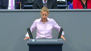 Generalaussprache zur Regierungspolitik  Dr Alice Weidel AfD [upl. by Arama]