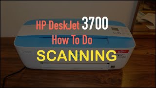 How To Scan With HP Deskjet 3700 Series Printer review [upl. by Taryn]