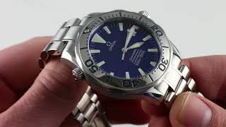 PreOwned Omega Seamaster Professional 300m Chronometer 22558000 Luxury Watch Review [upl. by Sculley74]