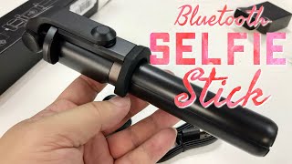 Selfie Stick with Detachable Bluetooth Remote and Tripod Review [upl. by At8]