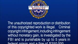 FBI Warning Screen Warner Home Video version 43 [upl. by Nylirehs725]