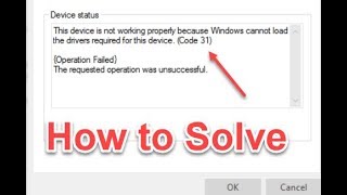 Fix Network Adapter Code 31 error Device is not working properly [upl. by Ennovad]