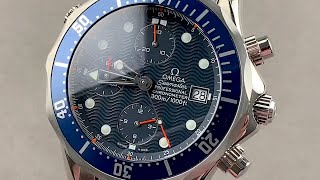 Omega Seamaster 300M Chronograph 25998000 Omega Watch Review [upl. by Aitnahc]