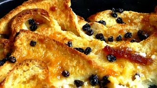 Christmas BREAD BUTTER PUDDING recipe  How to Make [upl. by Edelson]