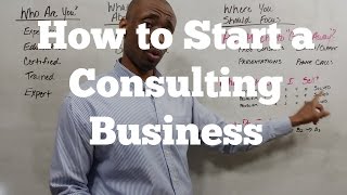 How to Start A Consulting Business [upl. by Airetnuhs]