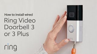 How to Install Ring Video Doorbell 3 or 3 Plus  Wired Install [upl. by Black388]