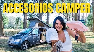 ➕ 30 ACCESORIOS imprescindibles para FURGONETAS CAMPER y AUTOCARAVANAS  Vanlife [upl. by Haidej]