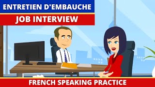 Entretien dEmbauche Francais  Job Interview Dialogue in French [upl. by Barvick]