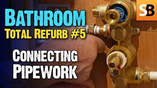 Bathroom Renovation 5  Piping Up amp Plumbing Tips [upl. by Wells382]