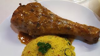 How To Cook Moroccan Turkey Legs With RasElHanout Spice Blend [upl. by Montagu435]