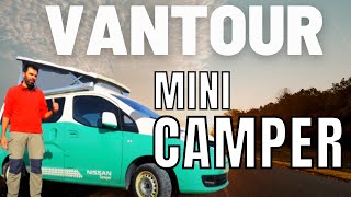 🔴 DESCUBRE la Furgoneta mini CAMPER Nissan NV200 ✅ NO Te Imaginas el INTERIOR VAN TOUR [upl. by Chilson689]