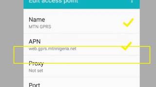 MTN 4G LTE APN settings [upl. by Hannaoj]