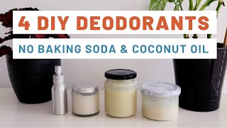 4 DIY Deodorant Recipes StepByStep Tutorial [upl. by Hctim]