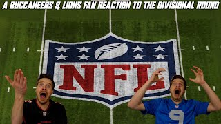 A Buccaneers amp Lions Fan Reaction to the Divisional Round [upl. by Akelam]