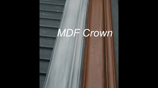 Staining Your MDF CROWN REAL WOOD LOOK [upl. by Ssidnac202]