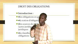 Introduction au Droit des Obligations [upl. by Acinoev]