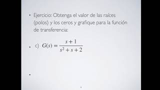 Polos y ceros Lugar de las raíces de una función de Transferencia [upl. by Aizitel]