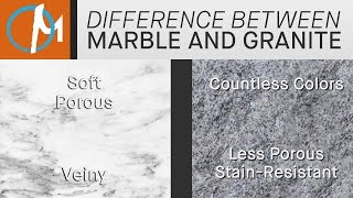 How To Tell Granite From Marble l Marblecom [upl. by Levine]