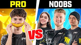 3 NOOBS VS 3 ROCKET LEAGUE PROS [upl. by Eceinaj3]