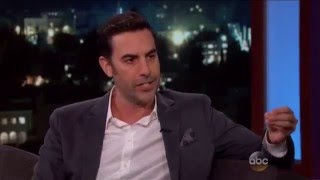 Sacha Baron Cohen says King Juliens accent was based on his Sri Lankan lawyer  Jimmy Kimmel Live [upl. by Llehcsreh]