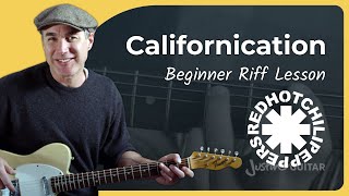 Californication Easy Guitar Lesson  Red Hot Chili Peppers [upl. by Noffihc288]