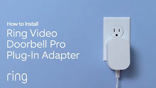 How to Install Ring Plugin Adapter for Ring Wired Doorbell Plus formerly Video Doorbell Pro [upl. by Eisen190]