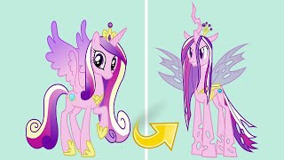 MLP Princess Cadance as Queen Chrysalis [upl. by Tahpos138]