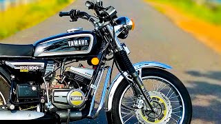 Yamaha Rx 100 Restoration  1996 Model  Modification [upl. by Collins]