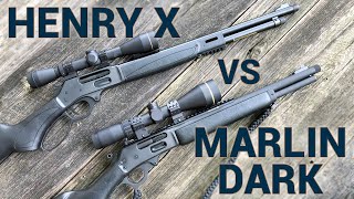 Henry X vs Marlin Dark in 4570 Gov [upl. by Ayrolg]