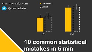 Ten Statistical Mistakes in 5 Min [upl. by Ielarol]