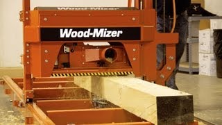 MP100 Log MoulderPlaner in Action  WoodMizer [upl. by Rostand]