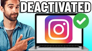 How To Deactivate Instagram Account On PC 2023 REALLY WORKS [upl. by Ellenid]