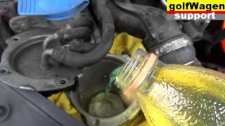 VW Golf 5 fuel filter replace 100 working [upl. by Siegler]