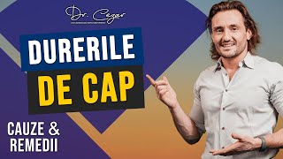 Dr Cezar Durerile de cap  10 Cauze si Remedii  Vezi care sunt [upl. by Lem]