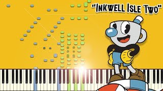 Inkwell Isle Two from Cuphead  Piano Tutorial [upl. by Lemyt]