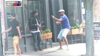 Leonardo DiCaprio Pulls Prank On Jonah Hill In New York [upl. by Wait]