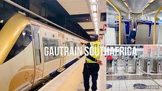 World Class High Speed Train in South Africa  Gautrain Public Transport Review  Expat Series [upl. by Nollad442]