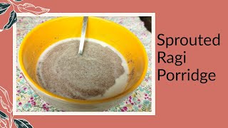 Sprouted Ragi Powder  Baby food Recipe  Part  2 [upl. by Deenya927]