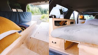 Unique SUV Camper Conversion Tour  3 Years on the Road  Tiny Home Toyota Sequoia 4x4 Overland [upl. by Lilybelle565]