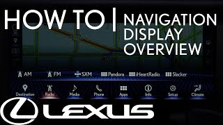 HowTo Use The Navigation Display Overview  Lexus [upl. by Leticia584]