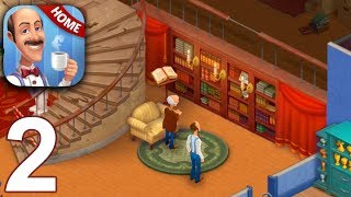 HOMESCAPES Story Walkthrough Gameplay Part 2  Day 2 iOS Android [upl. by Etteinotna]