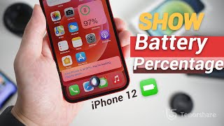 Newest Tips How to Show Battery Percentage on iPhone 1212 Pro12 Mini [upl. by Norra]