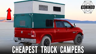 9 PopTop Truck Campers with the Lightest Weight and Lowest Price [upl. by Edwin]