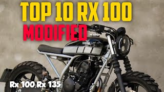 TOP 10 RX100 modification  RX100 RX135  Best Modified Bikes [upl. by Reeva183]