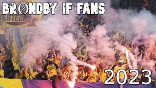 BRØNDBY IF FANS  2023  Ultras North [upl. by Romilda333]