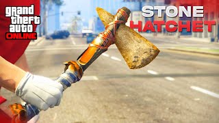 How To Unlock The STONE HATCHET In GTA 5 Online Stone Hatchet Locations Guide [upl. by Jewett568]