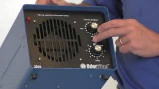 OdorStop OS3500 Ozone Generator Demonstration Video [upl. by Hcirteid27]