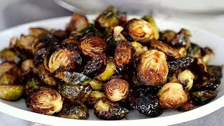 Honey Balsamic Roasted Brussels Sprouts [upl. by Anyd]