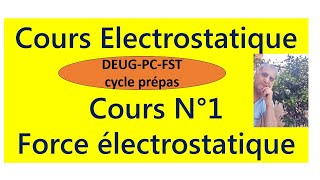 Cours N°1  Électrostatique  force de Coulomb [upl. by Cuthbertson]