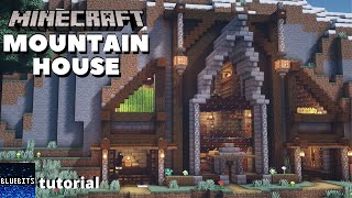 Minecraft Tutorial  How to Build a Mountain House 6 [upl. by Suiradel]